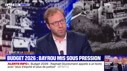 Budget 2026: "On ne peut pas être le pays européen qui taxe le plus", déclare Antoine Armand (ancien ministre de l'Économie)