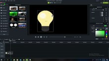 light bulb in Camtasia studio