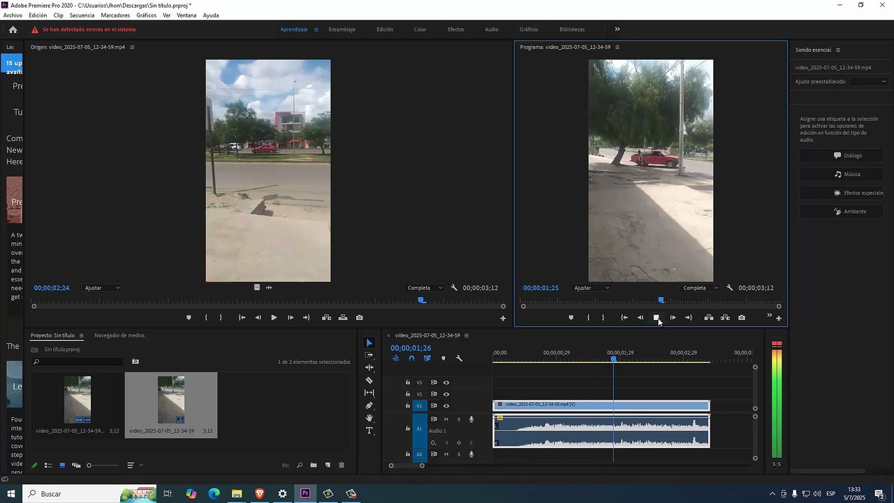 Cómo Subir o Bajar el Volumen del Audio en Adobe Premiere Pro Paso a Paso
