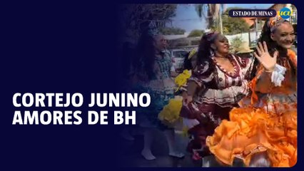 Cortejo Junino relembra amores e movimenta Belo Horizonte neste domingo