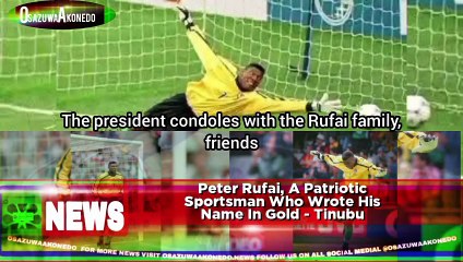 Peter Rufai, A Patriotic Sportsman Who Wrote His Name In Gold - Tinubu