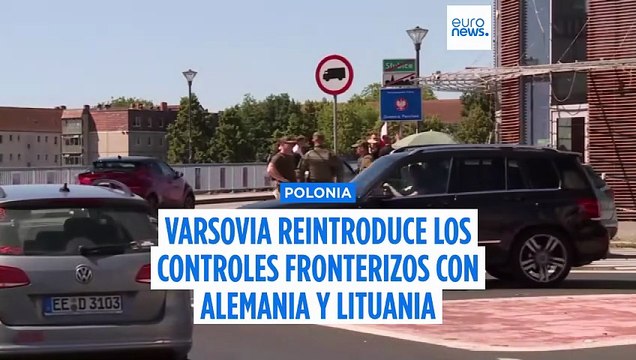 Crisis migratoria: Polonia introducirá controles fronterizos con Alemania y Lituania