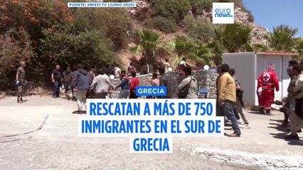 Rescatan a más de 750 inmigrantes en el sur de Grecia en una operación a gran escala