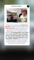 The Rancher Who Gave Fallen Deputy’s Sons Their Father’s Patrol Car