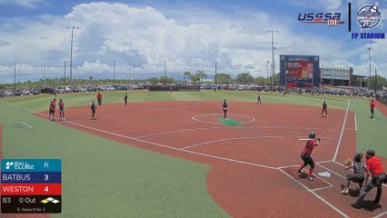 Weston Explosion 2012 VS Batbusters Spigner 2012 - Thu, Jun 26, 2025 12:08 PM to Thu, 1:29 PM