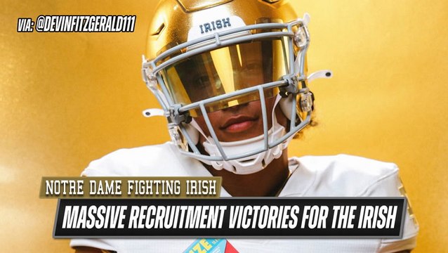 Notre Dame football stockpiles massive recruitment victories for the Fighting Irish