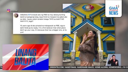 Mika Salamanca, thankful sa overwhelming support at love matapos manalo ang BreKa sa "PBB Celebrity Collab Edition" | Unang Balita