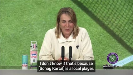 'Maybe because she is local' - Pavlyuchenkova unhappy with replayed point