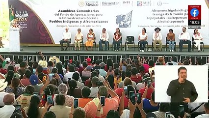 Sheinbaum reconoce a los pueblos indígenas: "Son la base de México"