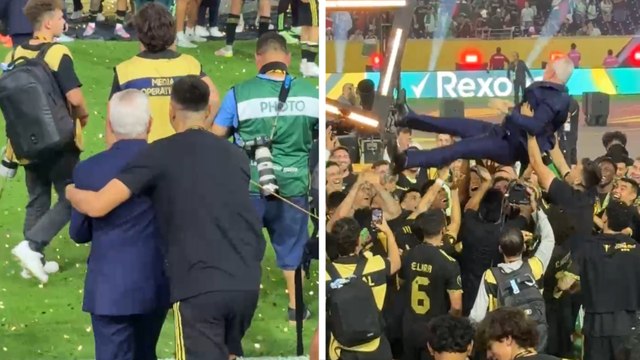 Javier Aguirre y la Selección Mexicana celebran triunfo en la Copa Oro; así lo cargan jugadores