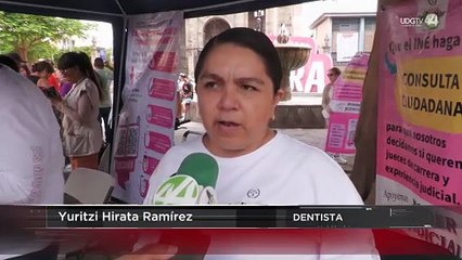 Llevan casi 200 mil firmas para que INE apruebe consulta sobre elección del Poder Judicial