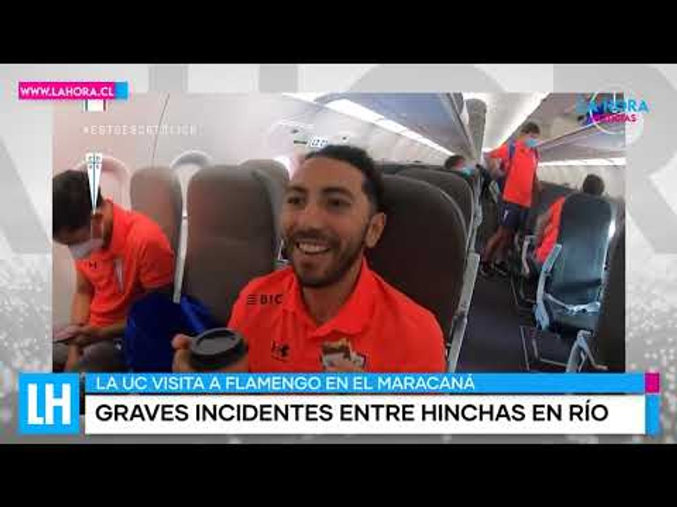 LH Noticias: violentos incidentes protagonizaron los hinchas de Flamengo y U. Católica en Río
