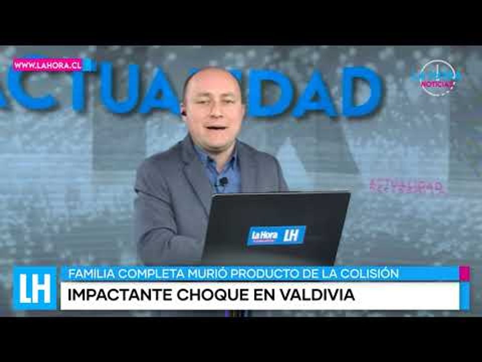 LH Noticias: El impactante registro de choque entre auto y furgón que dejó 3 muertos en Valdivia