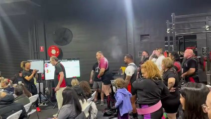 Brendon Maroney bench pressing for gold