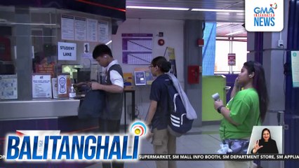 Pilang exclusive sa mga estudyante, itinalaga sa MRT-3 at LRT-2 para mas mapabilis ang pag-avail ng 50% student discount | Balitanghali