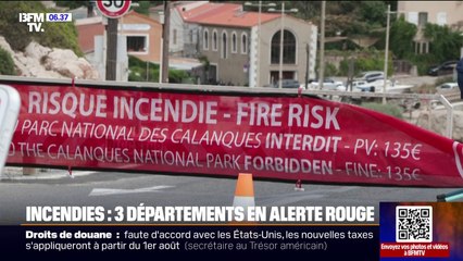 Feux de forêt: trois départements sont en vigilance rouge incendies