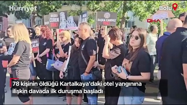Bolu Kartalkaya'daki Grand Kartal Otel yangını davası başladı: 32 sanık hakim karşısında