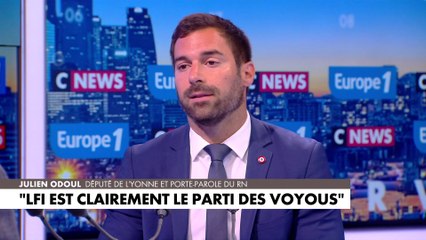 Julien Odoul : «LFI est clairement le parti des voyous»