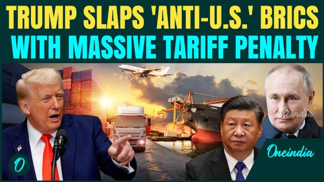 Trump Vs BRICS: Trump Declares Economic WAR On BRICS Allies, Warns 10% Tariffs On ‘Anti-U.S Bloc’