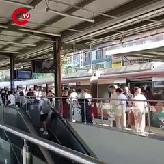 Marmaray’da teknik arıza! Seferlerde gecikme yaşanıyor