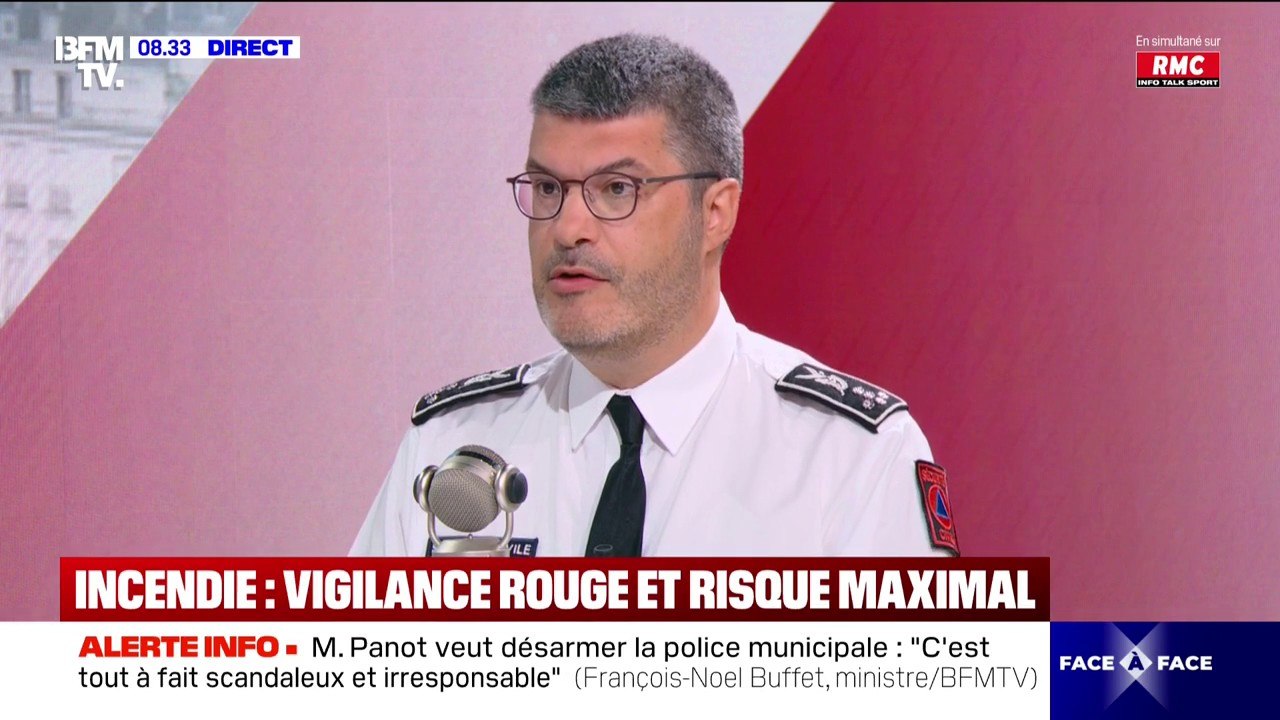 Incendies dans l'Hérault et l'Aude: "Les feux sont fixés" indique Julien Marion, directeur général de la Sécurité civile