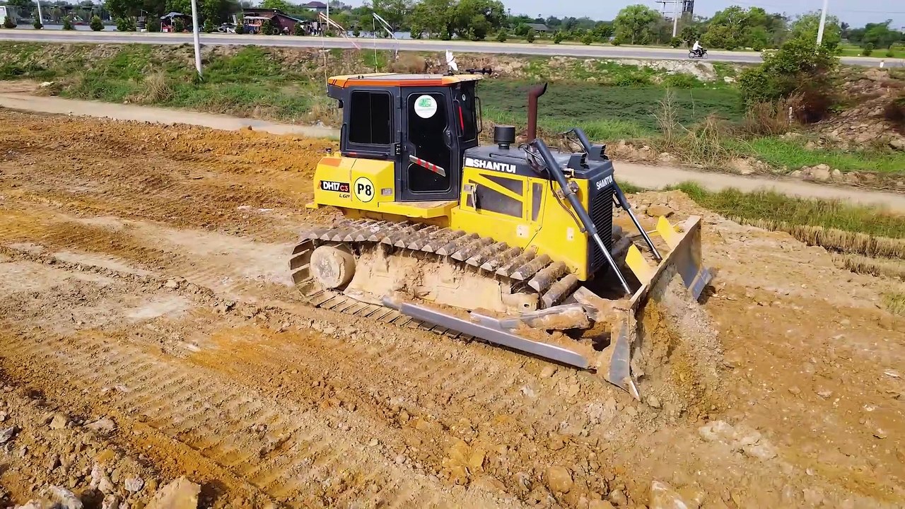 Fantastic Dozer Start A New Project Landfill!! Bulldozer Skill Huge size Push Soil, Mix