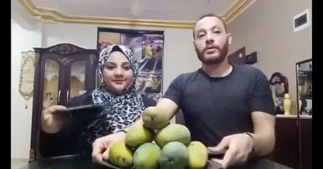 تحدي اكل اربعه كيلو مانجه عويسي ياترا مين اللى كسب