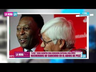 Pedro Carcuro despide emocionado a Pelé