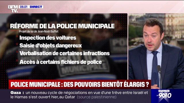 Réforme de la police municipale: pour le maire (Horizons) de Mantes-la-Jolie Raphaël Cognet, il est urgent de leur donner la possibilité de faire plus