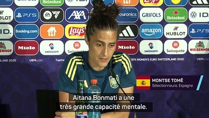 Tomé rassurante pour Bonmati, laconique sur Hermoso
