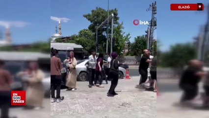 Elazığ'da trafik kazası sonrası yumruklu kavga