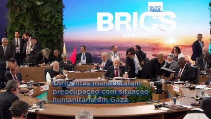 Líderes dos BRICS condenam aumento das tarifas em cimeira ensombrada pelas tensões no Médio Oriente