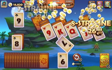 Tiki Solitaire TriPeaks Tri Peaks Levels 8