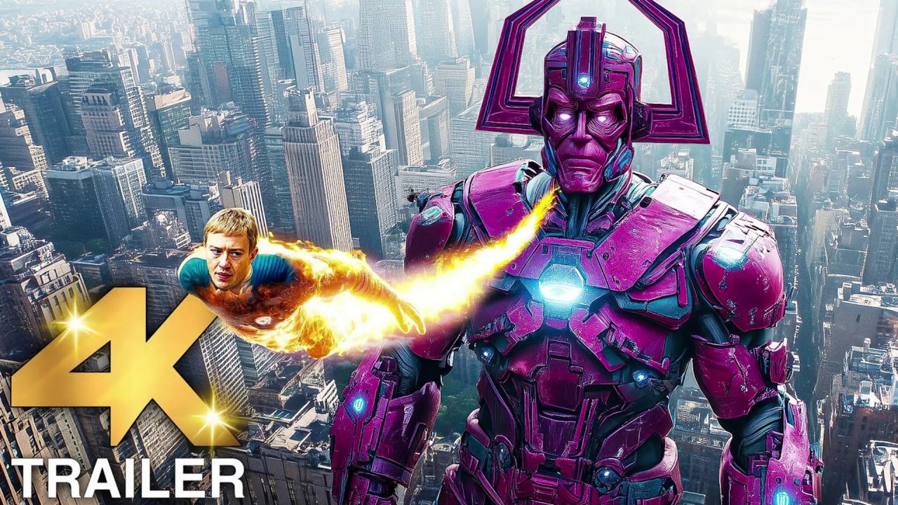 THE FANTASTIC FOUR FIRST STEPS Fantastic Four Vs Galactus Trailer (4K ULTRA HD) 2025
