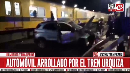 Accidente y muerte en las vías: quiso ganarle al tren y terminó arrollado