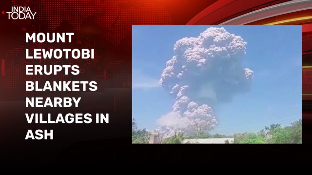 Video: Indonesia’s Mount Lewotobi Laki-Laki volcano erupts, sends ash 18 km high