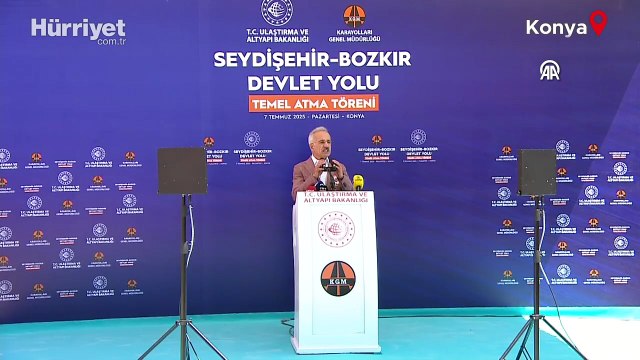 Bakan Uraloğlu: '77 ilimizi güvenli, konforlu, bölünmüş yollarla birbirine kavuşturduk'