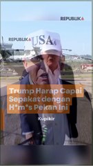 Trump Harap Capai Sepakat dengan Hamas Bulan ini