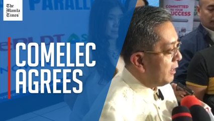 Comelec agrees with PPCRV findings