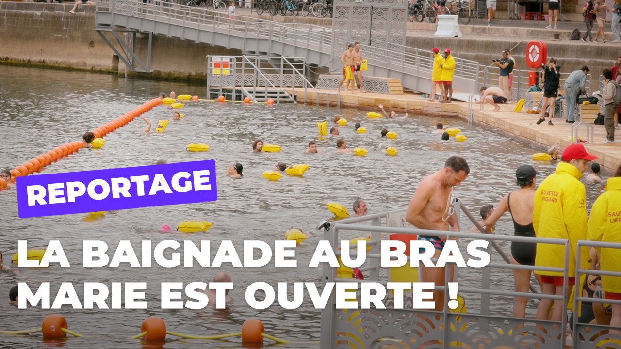 Baignade dans la Seine : les premières images du Bras Marie | Paris se transforme | Ville de Paris