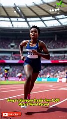 Kenya’s Kipyegon breaks own 1,500 meters world record