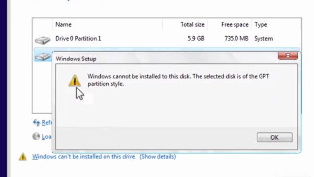 How to Fix Windows Cannot Be Installed to This Disk. The Selected Disk Is of the GPT Partition Style | Full Tutorial (Windows 11/10/8/7)