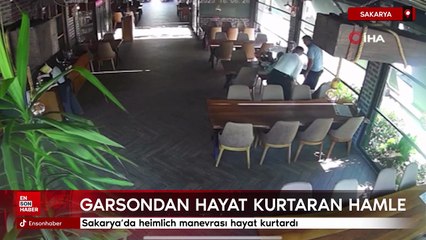 Sakarya'da heimlich manevrası hayat kurtardı