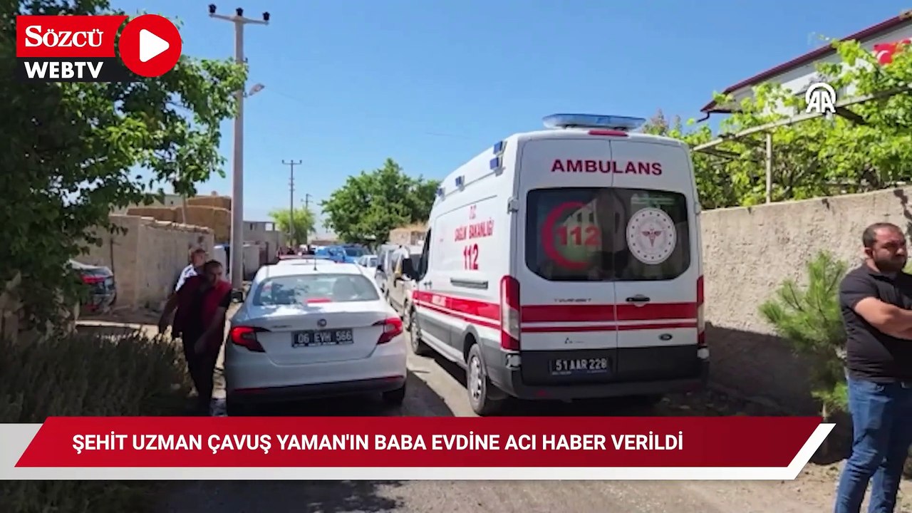 Şehit Piyade Uzman Çavuş Enver Yaman'ın Niğde'deki ailesine şehadet haberi verildi