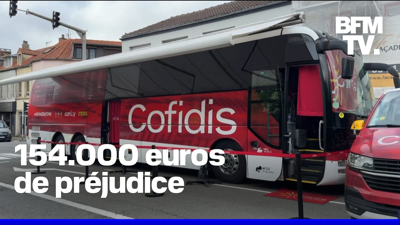 Tour de France: 11 vélos volés à l'équipe Cofidis à Lille