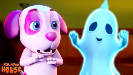 There Is The Ghost In The House | Halloween Nursery Rhymes for Kids | Scary Fun Songs