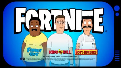Fortnite Official Cleveland Brown Hank Hill and Bob Belcher Reveal Trailer