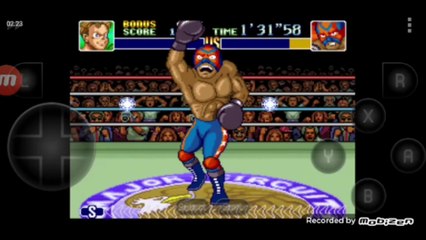 Super Punch-Out!! Little Mac vs Masked Muscle Little Mac é derrotado por Masked Muscle
