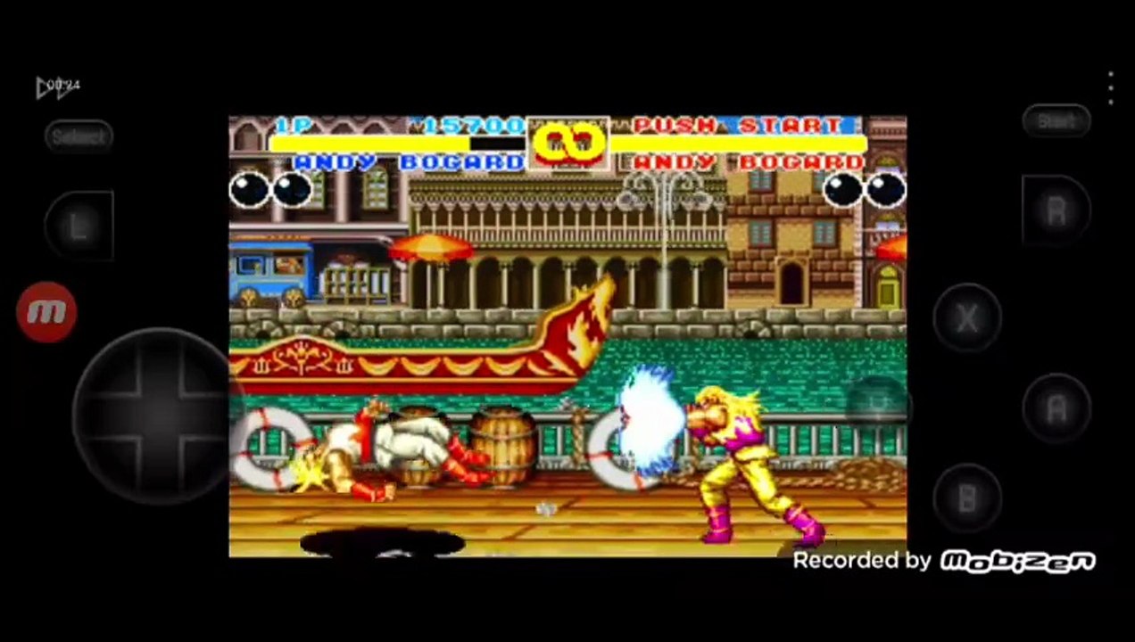 Fatal Fury 2 Andy Bogard vs Andy Bogard fala de vitória do Andy Bogard clone em português