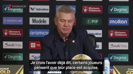 Mexique - Aguirre rassuré par le niveau de son équipe, à un an de la Coupe du monde